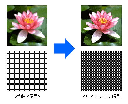 高精細ハイビジョン画像